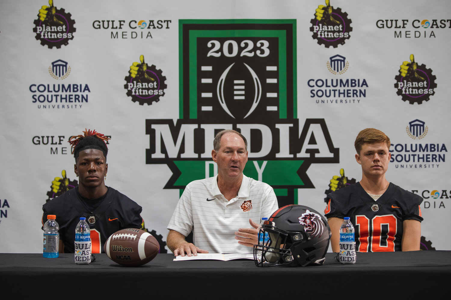 The Baldwin County Tigers were among the local teams featured at the Orange Beach Event Center on July 27 as part of the second-annual Gulf Coast Media Day. The team from Bay Minette is primed for a bounce-back season with a strong offensive unit ready to take over.