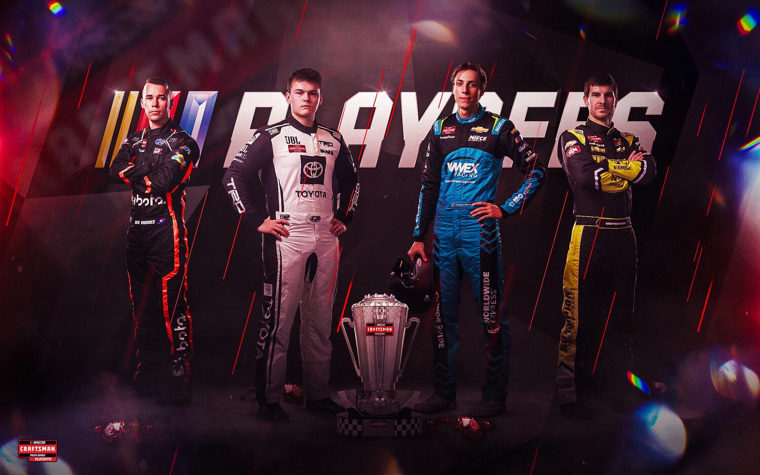 The Championship 4 field is set for Nov. 3’s NASCAR Truck Series finals at Phoenix Raceway. Ben Rhodes, Corey Heim, Carson Hocevar and Grant Enfinger will be racing with the trophy on the line next Friday night on FOX Sports 1.