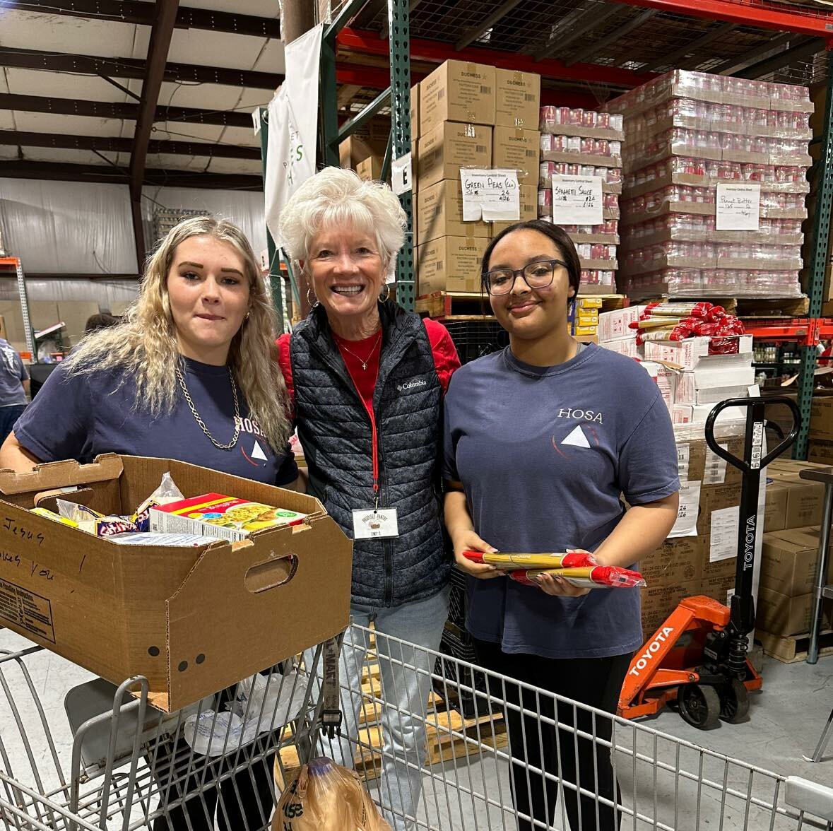 Over 30 Baldwin County High School students volunteered at Prodisee Pantry in Spanish Fort on Nov. 11.