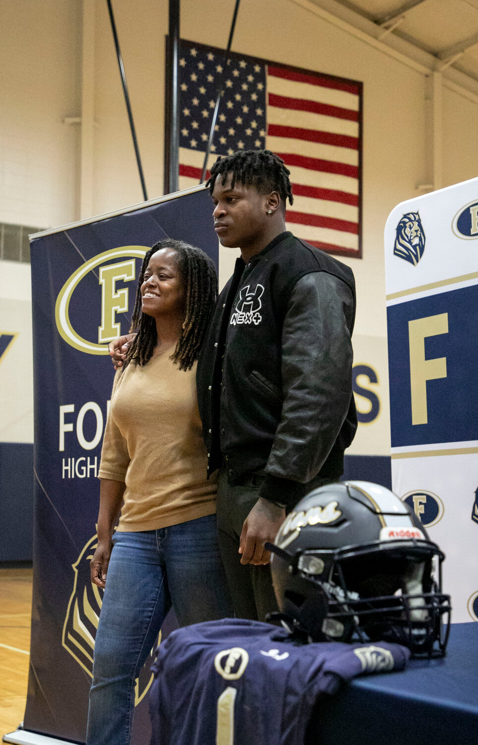 A Friday ceremony was hosted at Foley High School where Perry Thompson was recognized with his Under Armour All-American jersey following a standout senior season as an Auburn commit. Thompson said he was proud of the accomplishments he achieved in Foley.