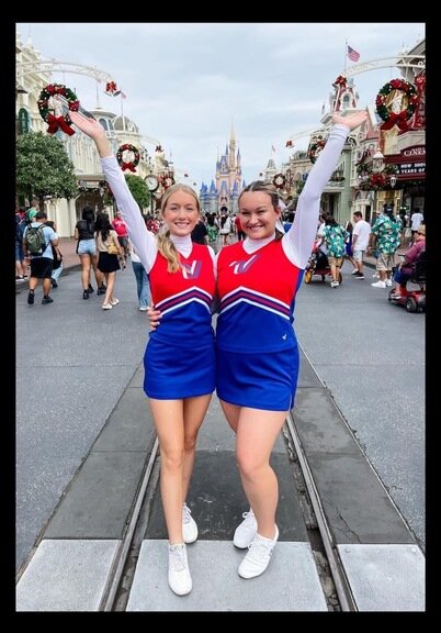 Foley High School cheerleaders pictured at Disney World in Orlando, Florida.