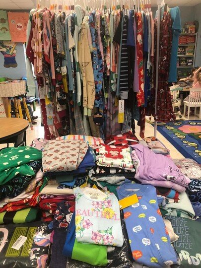 Only 28 pairs away from their goal, students at Gulf Shores Elementary School are nearing the end of their pajama drive, to benefit a local women and children's shelter in Robertsdale.