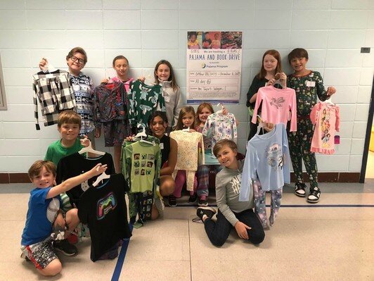 Only 28 pairs away from their goal, students at Gulf Shores Elementary School are nearing the end of their pajama drive, to benefit a local women and children's shelter in Robertsdale.