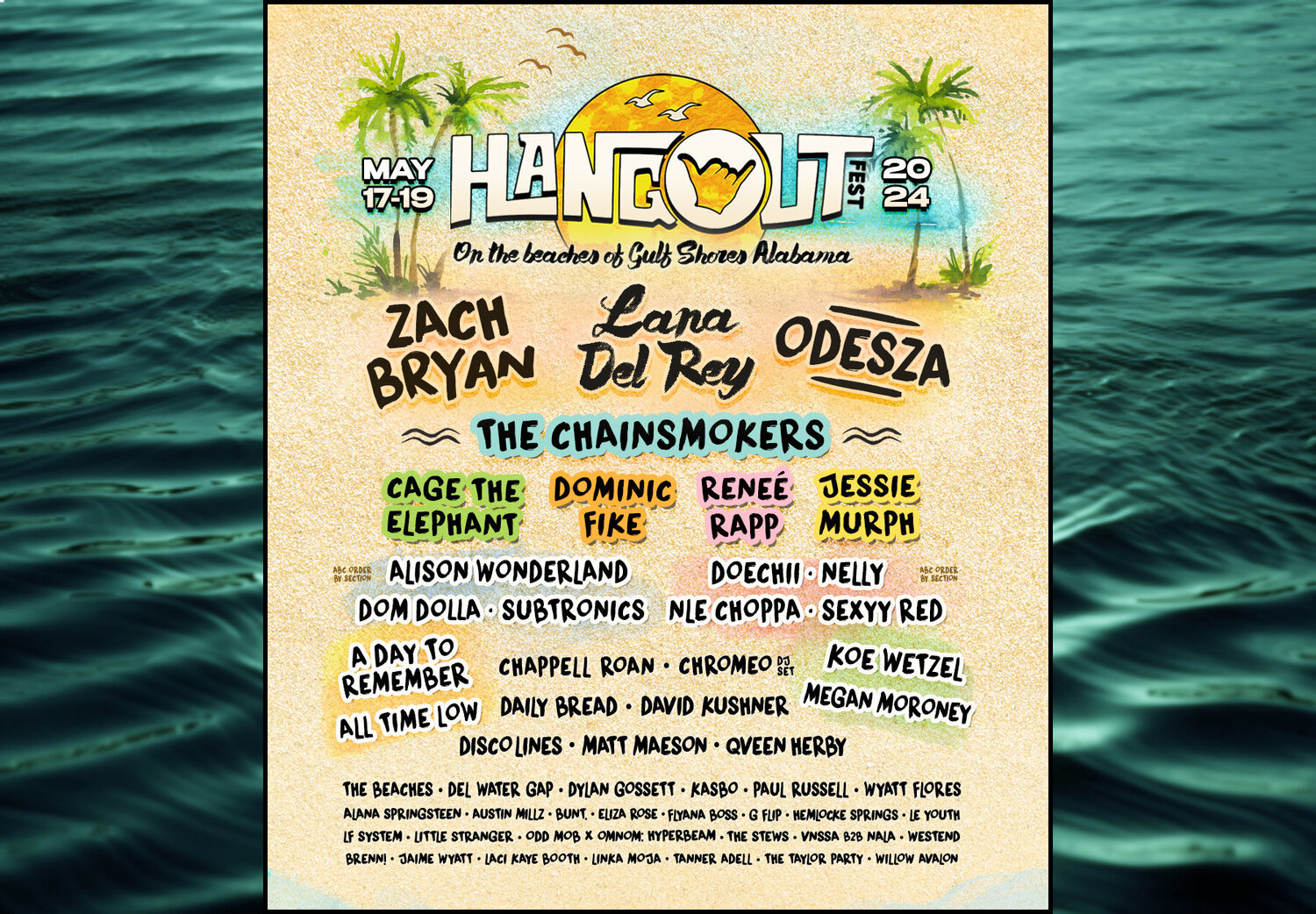 The lineup for the 2024 Hangout Music Festival was just released and there is a little something for everyone.