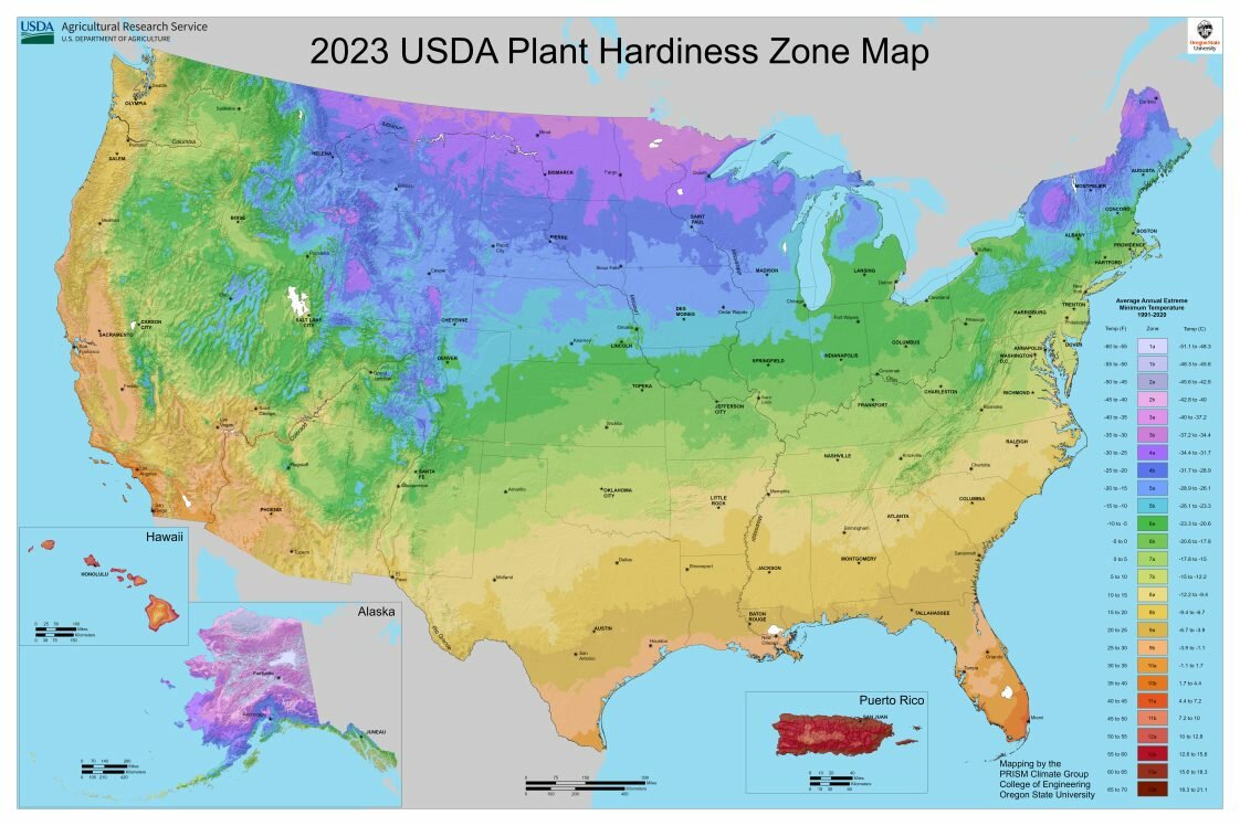 Usda Releases New Hardiness Zone Map For United States Gulf Coast Media 0231