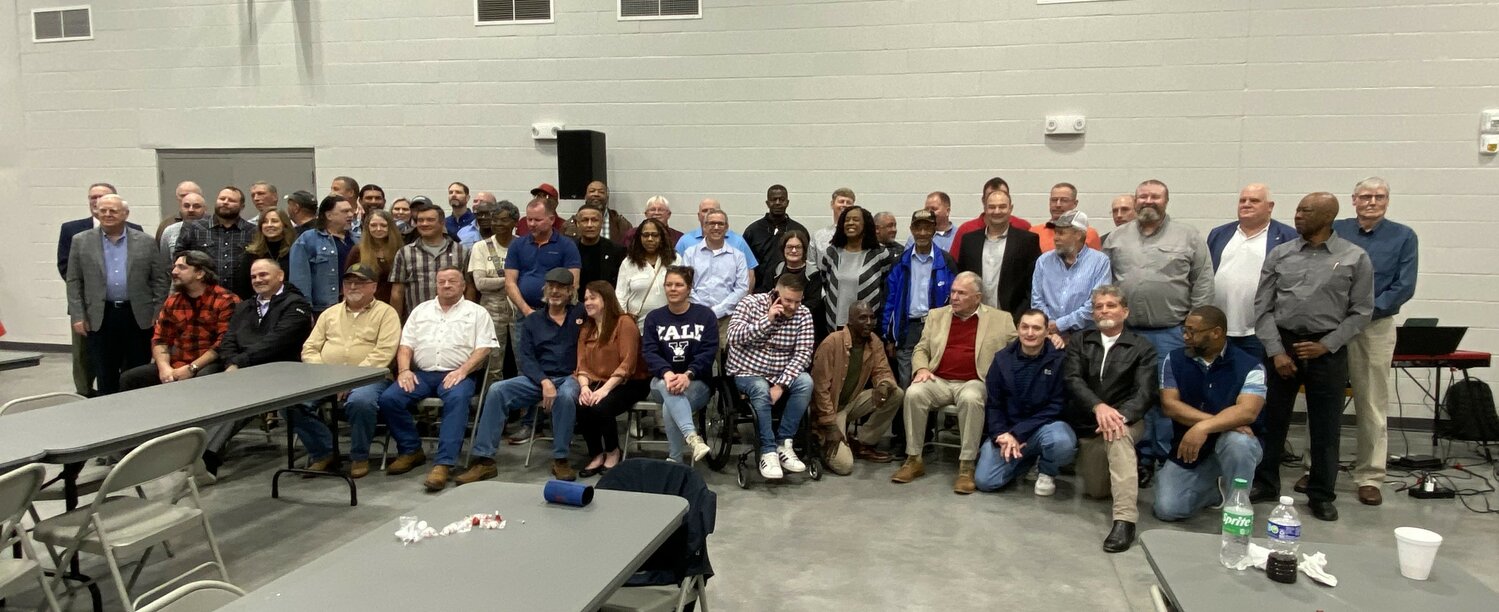 Members of Company C of the 711 Signal Battalion who were deployed to Iraq in 2004 held a 20-year reunion Saturday, Jan. 27 at the Foley National Guard armory.