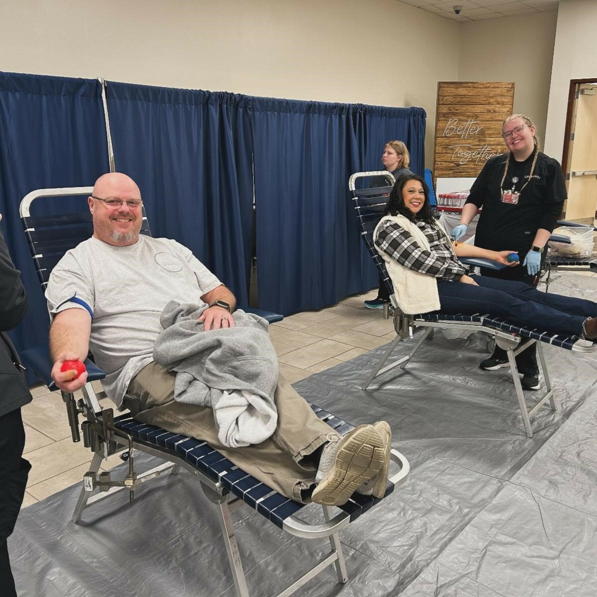 With 105 pints of blood collected, as many as 315 lives could potentially be saved through local community members' contributions.