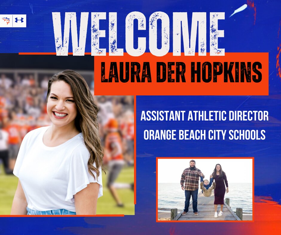 Laura Der Hopkins was announced as Orange Beach City Schools’ newest Assistant Athletic Director on Friday, Feb. 9, after she previously served as an associate athletic director at the collegiate level. Der Hopkins joined the Makos as an assistant volleyball coach last year and will retain her teaching role in the career and technical department.