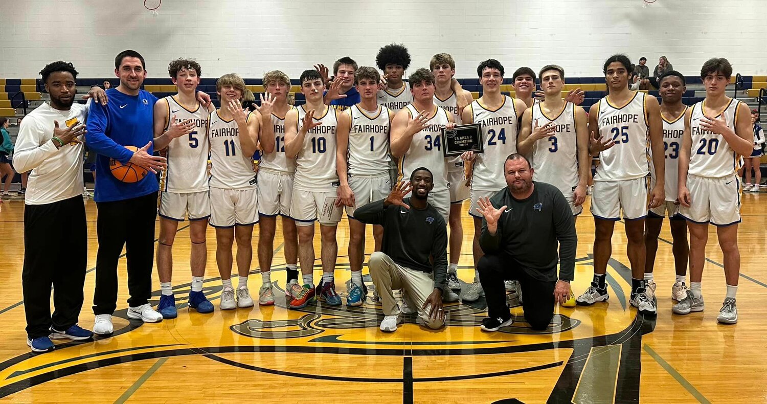 For the fifth straight season, the Fairhope Pirates are Class 7A Area 2 champions thanks to a 74-47 win over the Daphne Trojans at home on Thursday, Feb. 8. Fairhope advances to the sub-regional round and will host the Central-Phenix City Red Devils.