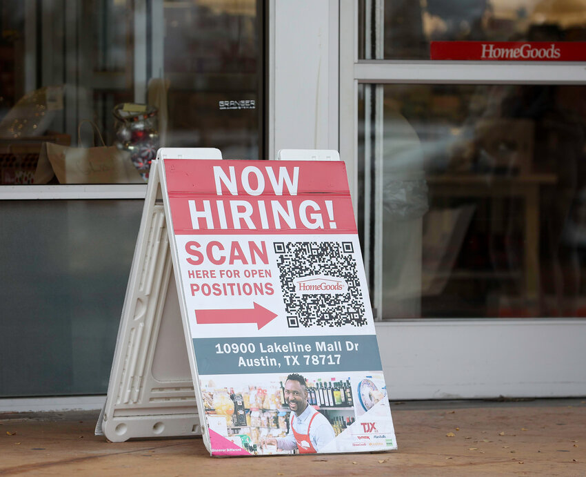 Texas reported a 37th consecutive month of positive annual job growth, with 42,600 jobs added in the month of April.