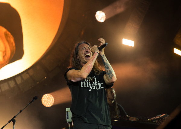 Incubus performs at the Austin 360 Amphitheater at the Circuit of the Americas in Austin, Texas on Saturday, August 5, 2017.