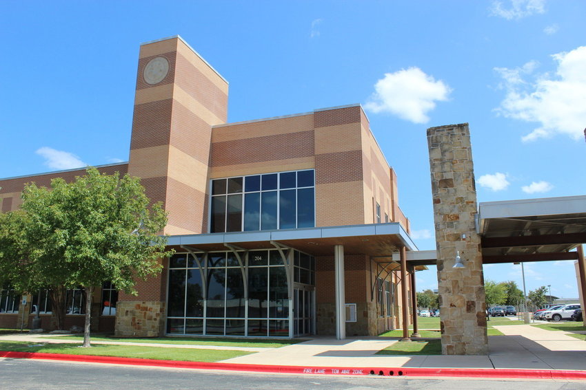 The Leander Independent School District Administration Office, located at 204 W. South St., Leander.
