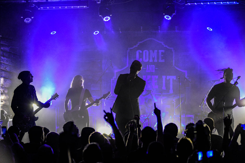 COLD performs at Come and Take it Live! in Austin, October 21, 2021.
