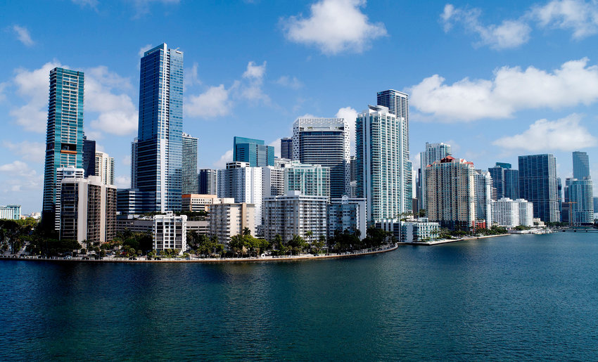Miami's skyline. (Pedro Portal/Miami Herald/TNS)