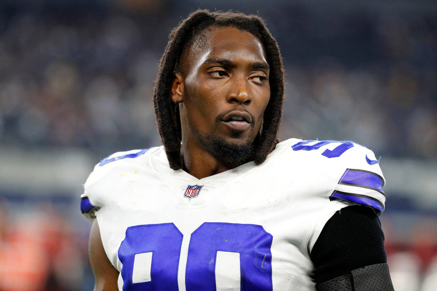 DeMarcus Lawrence (90) of the Dallas Cowboys looks on during the fourth quarter against the Washington Football Team at AT&amp;T Stadium on Dec. 26, 2021, in Arlington, Texas. (Richard Rodriguez/Getty Images/TNS)