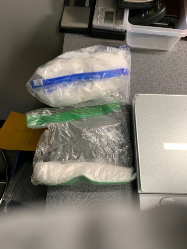 The Cedar Park Police Department provided a photo showing the approximately nine ounces of powder fentanyl seized during the May 16 bust.