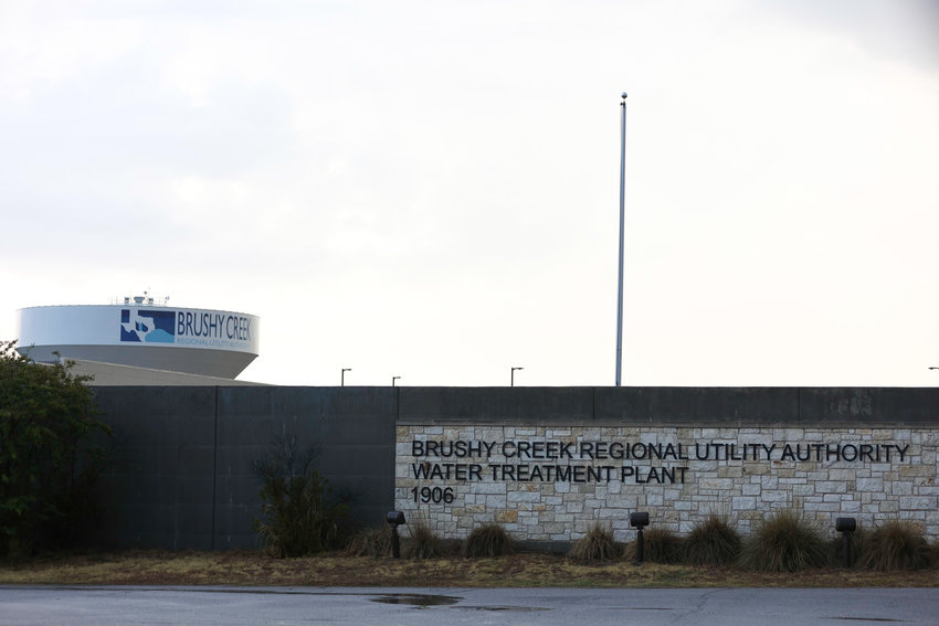 The Brushy Creek Regional Utility Authority Water Treatment Plant on Hur Industrial Boulevard in Cedar Park.
