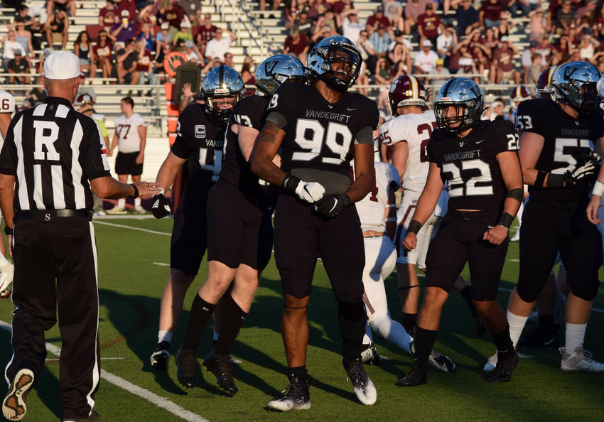 Vandegrfit senior Daemian Wimberly had 83 total tackles along with 14 sacks for the Vipers this season.