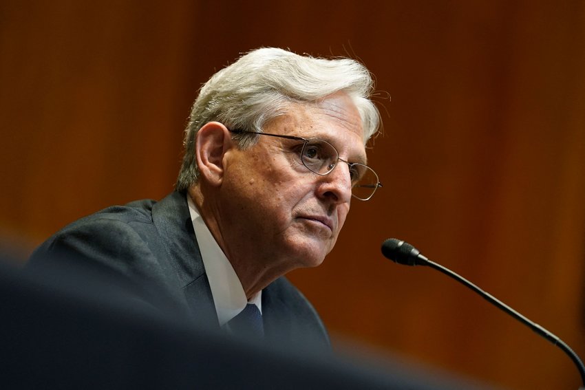 US Attorney General Merrick Garland testifies before the Senate Appropriations Subcommittee on Commerce, Justice, Science, and Related Agencies hearing at the Dirksen Senate Office building in Washington, DC on June 9, 2021.