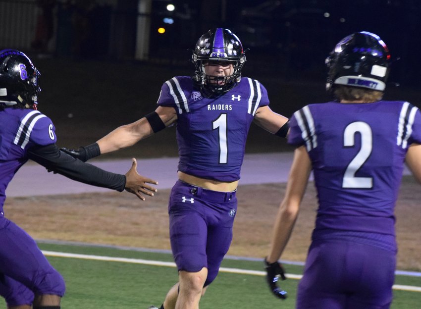 Senior Miles Brophy scored one touchdown on a designed run and had one interception as Cedar Ridge beat Stony Point 44-20 on Friday night.