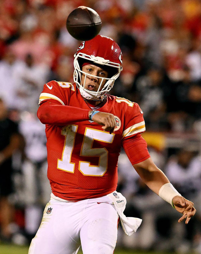 Chiefs-Raiders Monday Night Football: Patrick Mahomes has a chance