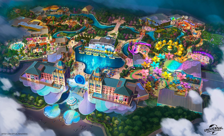 Universal Parks &amp; Resorts on Wednesday, Jan. 11, 2023, announced it is building a new theme park, intended for families with young children, in Frisco, Texas. A release from the company said the park &quot;will be more intimate and engaging for younger audiences.&quot; (Universal Parks &amp; Resorts/TNS)