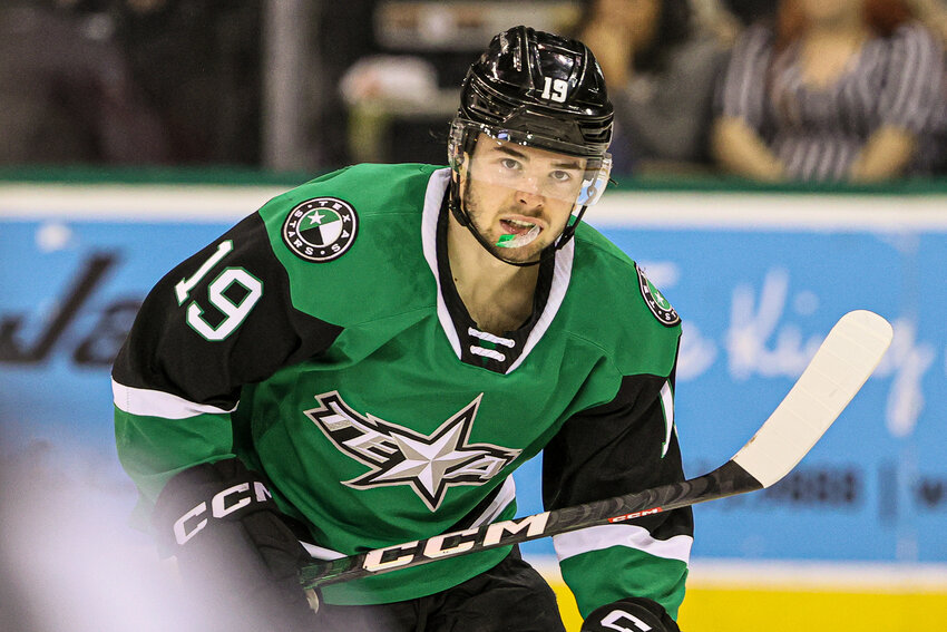 Texas rookie Mavrik Bourque was named the AHL Player of the Week after he helped the Stars win two road games as they inch closer to a Central Division title.