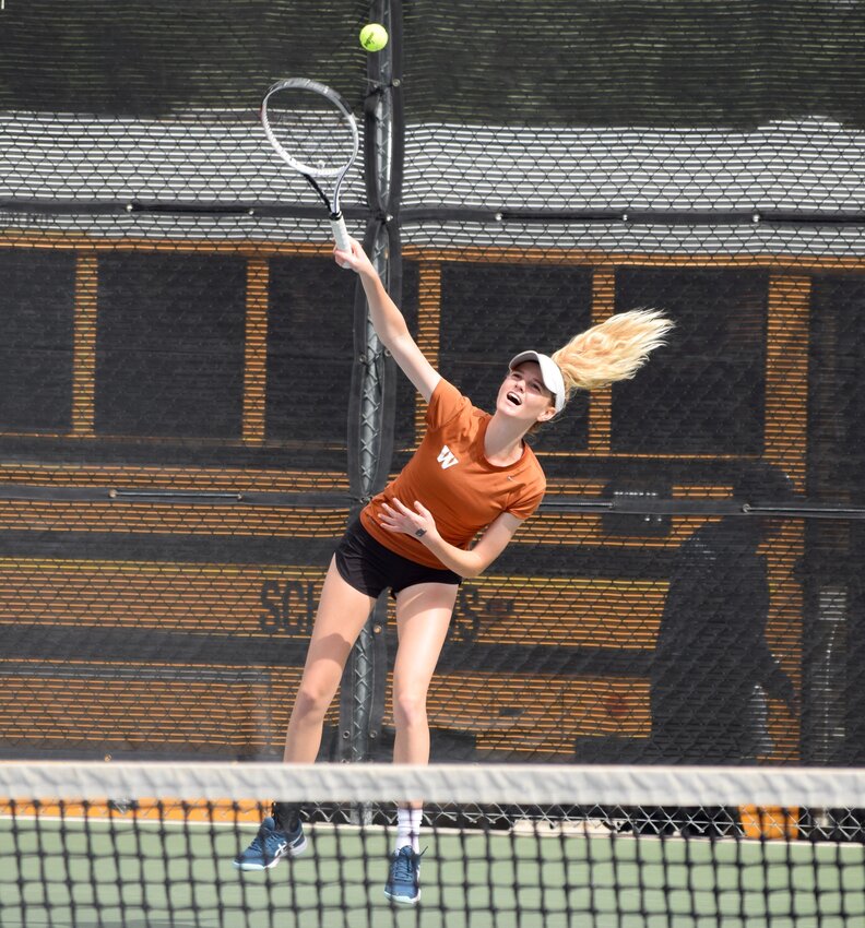 Westwood junior Dana Kardonik won a silver medal at the individual state tennis tournament at the Northside Tennis Center on Wednesday afternoon.
