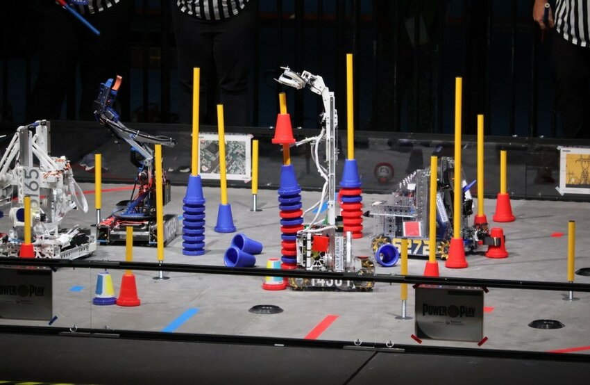 The robot that led the CPHS Robotics Team to semi-finals
