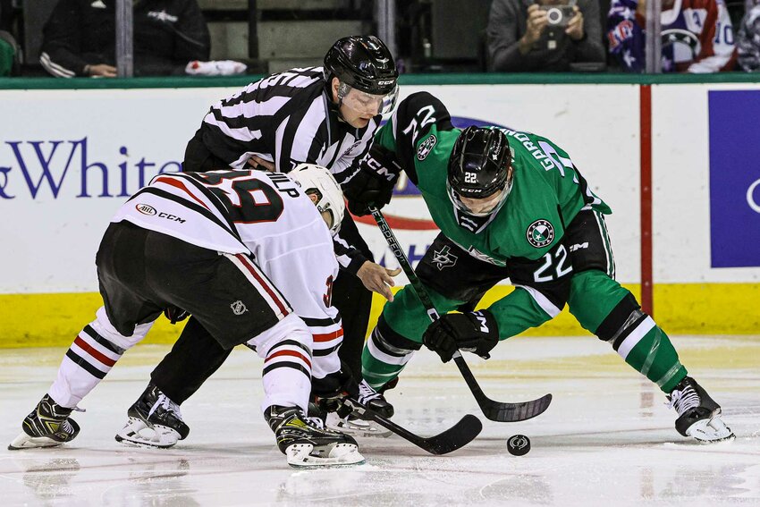 Rhett Gardner scored a goal and tallied an assist as the Texas Stars beat the Rockford IceHogs 4-2 Wednesday at the HEB Center to advance to the Central Division Finals.