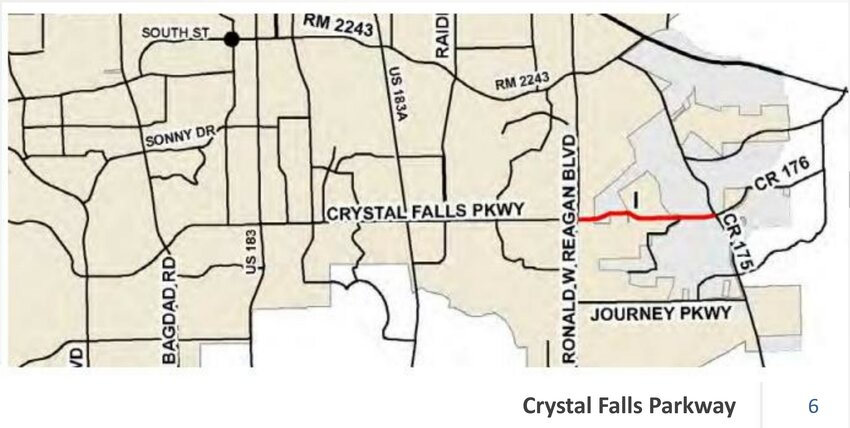 Crystal Falls Parkway extension (Ronald Reagan Boulevard to CR 175)