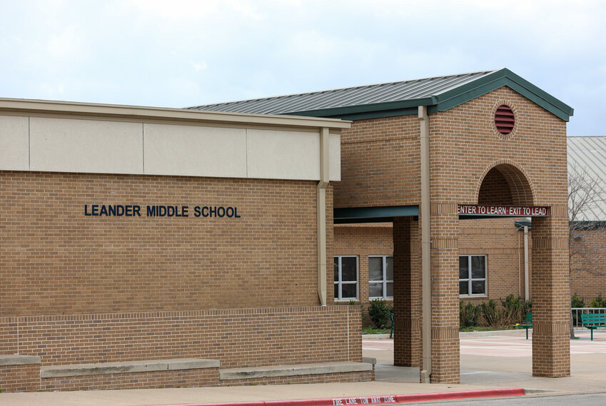 The Leander Middle School campus.