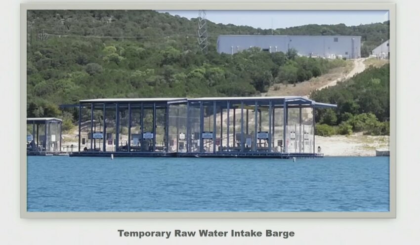 Temporary Raw Water Intake Barge