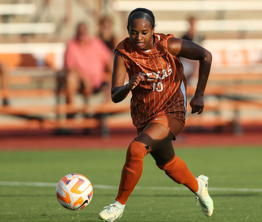 Texas forward Trinity Byars scored three times in the first half of Sunday's 6-0 win over Rice, notching a school record for the most hat tricks (3) as the No. 15 Longhorns prepare to host LSU on Thursday.