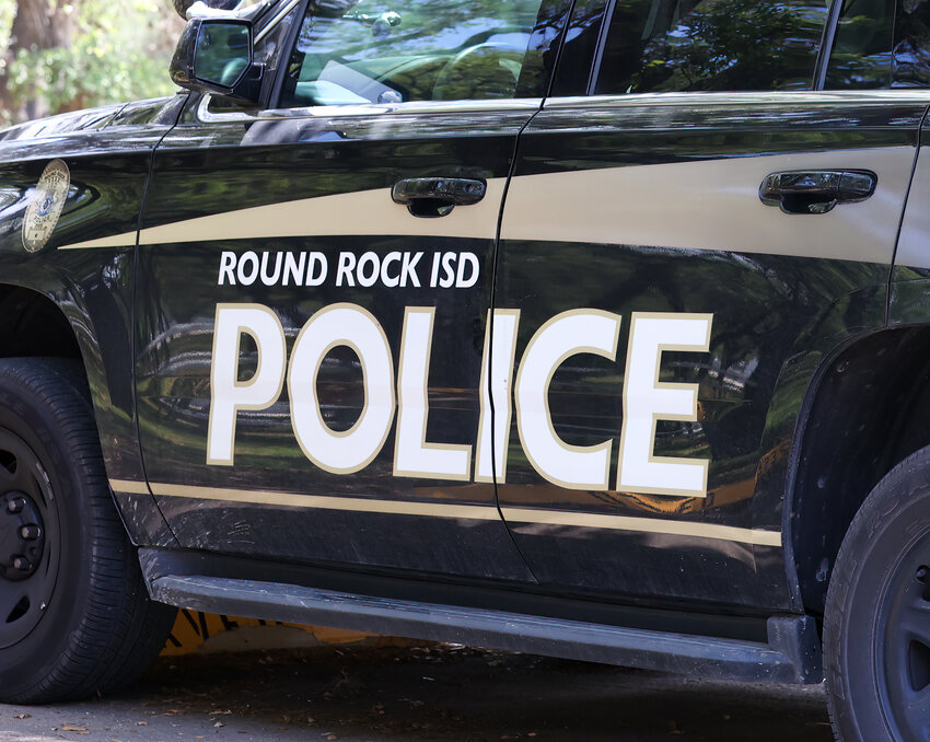 A Round Rock ISD Police Department vehicle, Round Rock, Texas, April 28, 2022.