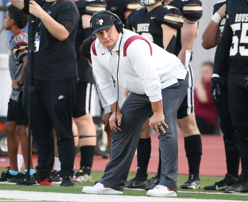 Rouse head coach Joshua Mann will lead the Raiders into the bi-district playoffs against McCallum on Friday. Rouse is one of the four Leander ISD football teams to reach the playoffs this season, joining Vandegrift, Vista Ridge and Cedar Park in the postseason.