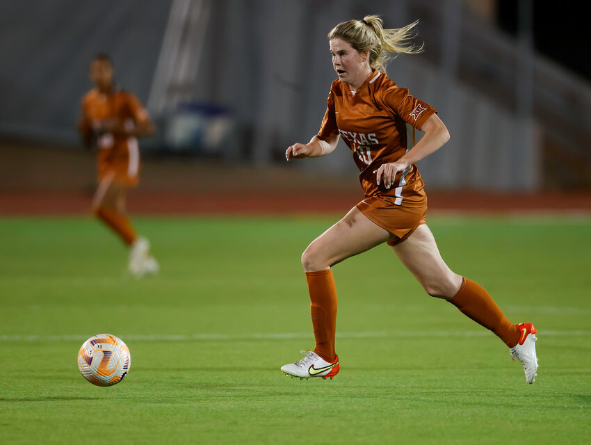 Texas Longhorns midfielder Lexi Missimo (10) was named to a second All American list following the 2023 season. Missimo recorded 26 goals and 20 assists during the season.