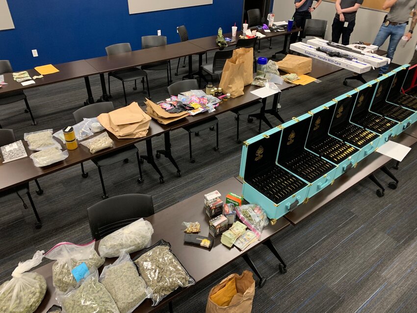 Police allegedly recovered a large cache of drugs during their May 2 raid of Joshua Harty-Smith's apartment in Cedar Park.