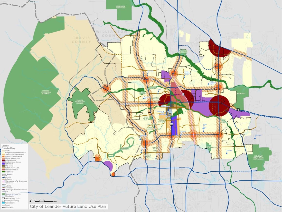 Leander Council to review, potentially pass updated Comprehensive Plan 