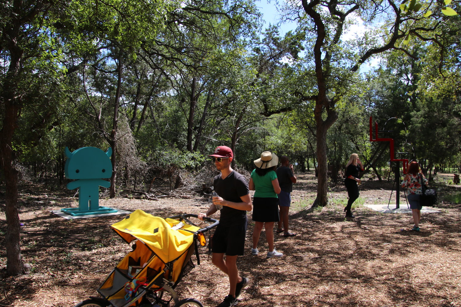 Sculpture Garden Trail grand opening held at Lakewood Park in Leander