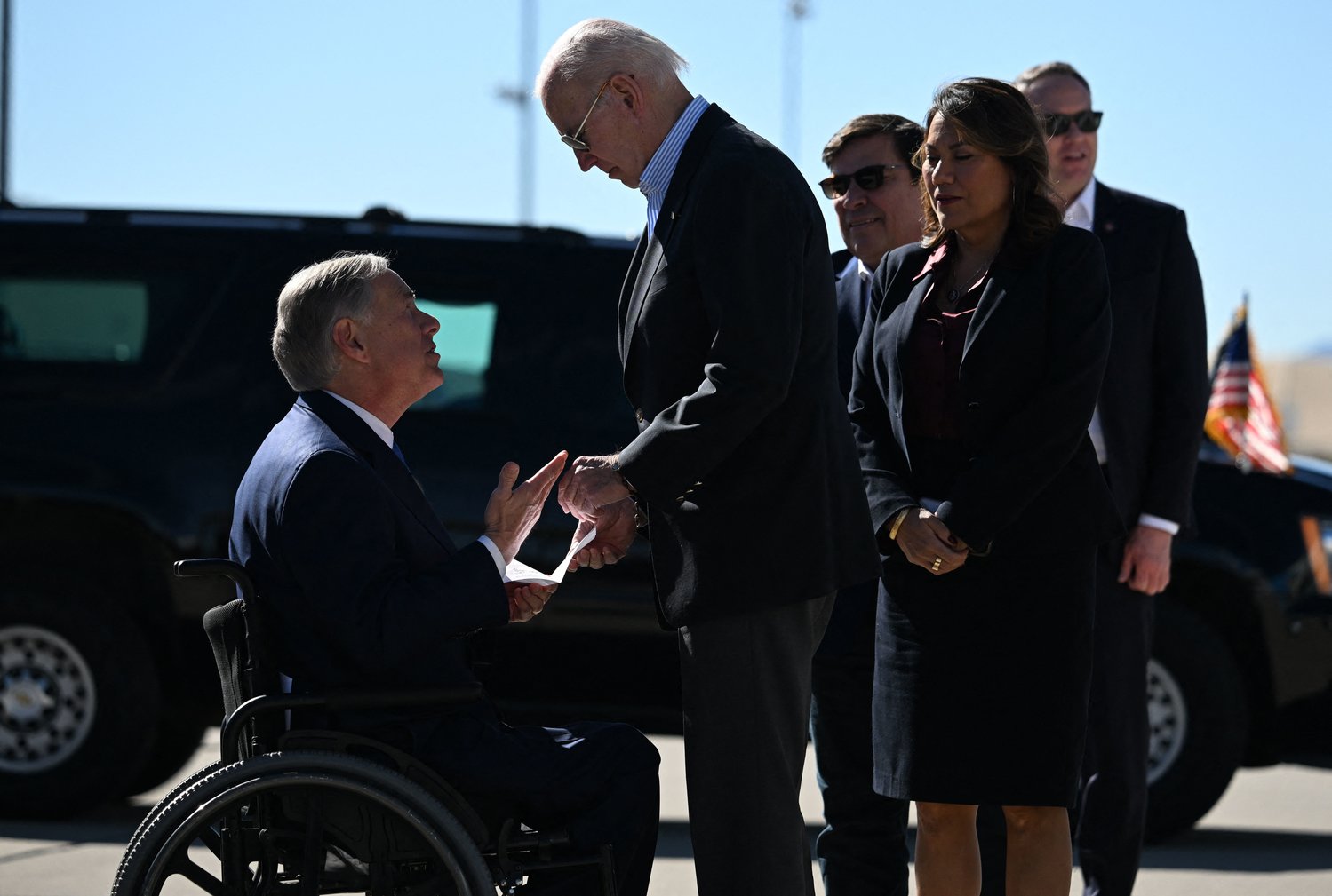 What Was In The Letter Texas Gov Greg Abbott Handed To President Joe 