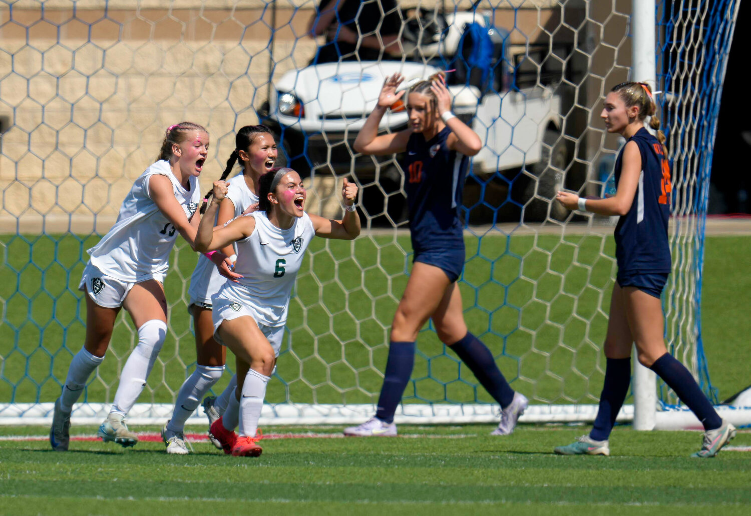 Cedar Park during the Class 5A Division II state championship game on April 11, 2025. Cedar Park won, 3-1.