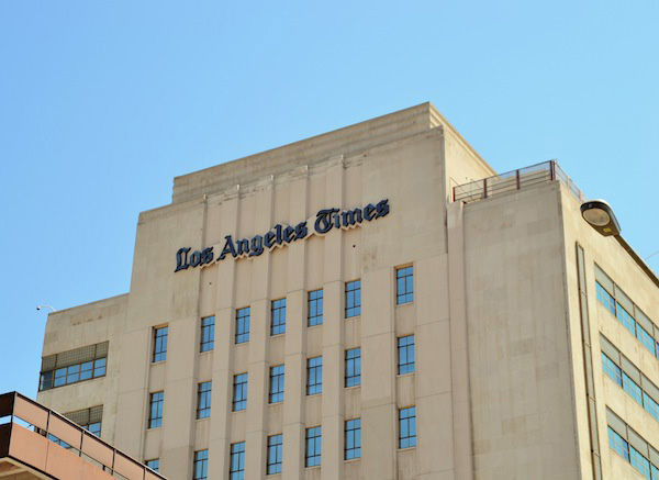 Tribune Company is an example of a media company selling some of its iconic properties, such as the Los Angeles Times building.