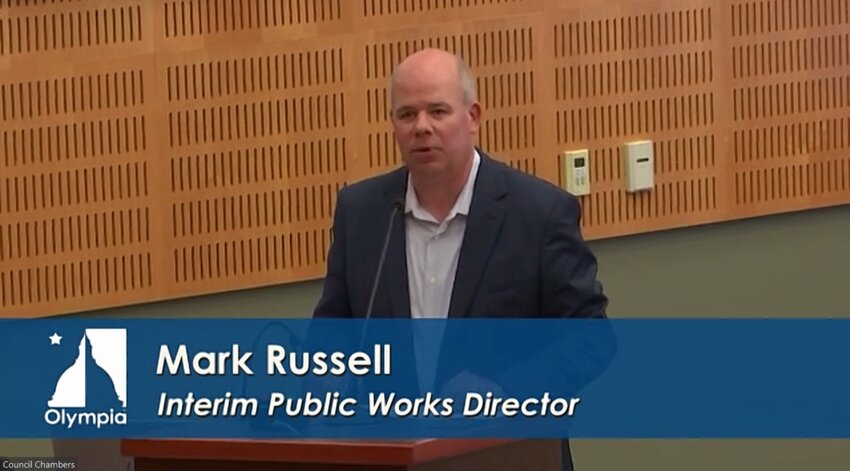 Olympia's interim Public Works Director Mark Russell.