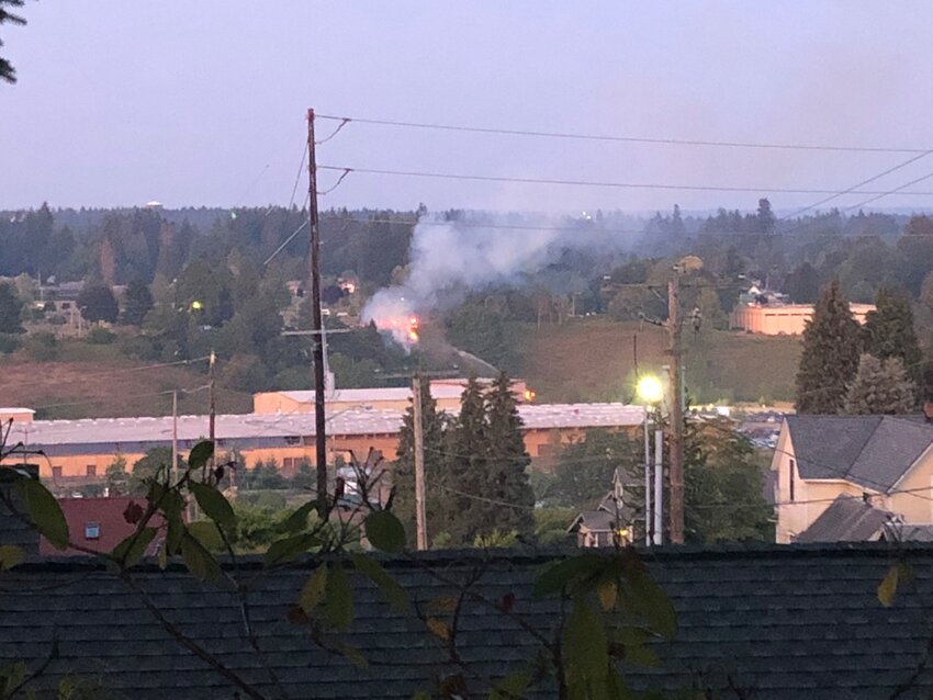The Tumwater Fire Department extinguished nearly all of the Tumwater Valley Independence Day 2023 fire just seven minutes after calls came into 9-1-1.