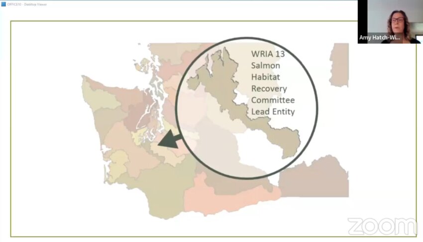 Map showing the grant's projects.