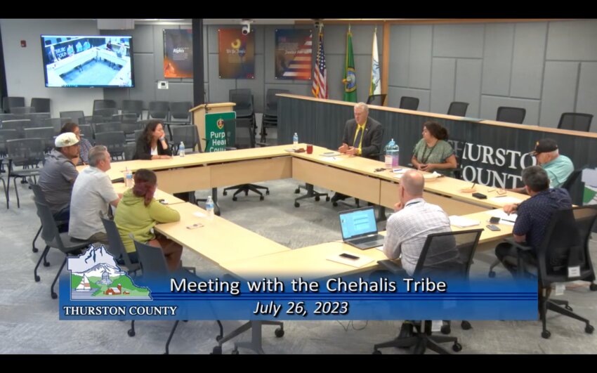 County commissioners also conducted a roundtable discussion with the Chehalis tribe yesterday, July 26, 2023.