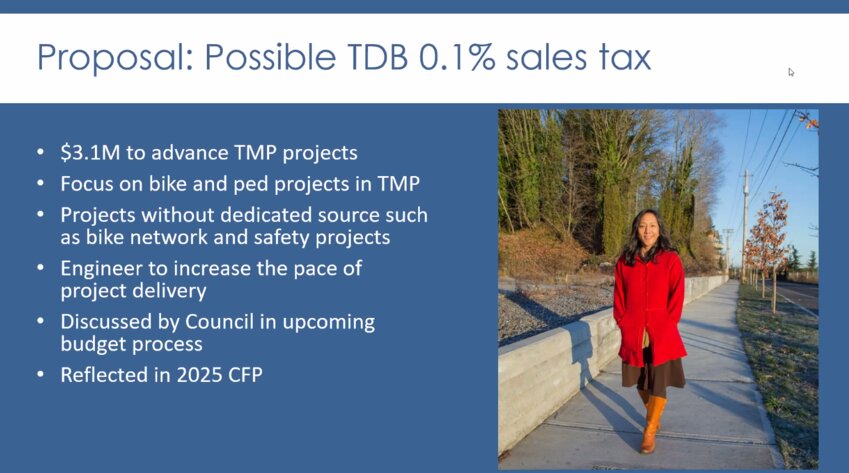 Olympia City Council is exploring the possibility of increasing the 0.1% sales tax to support Transportation programs.