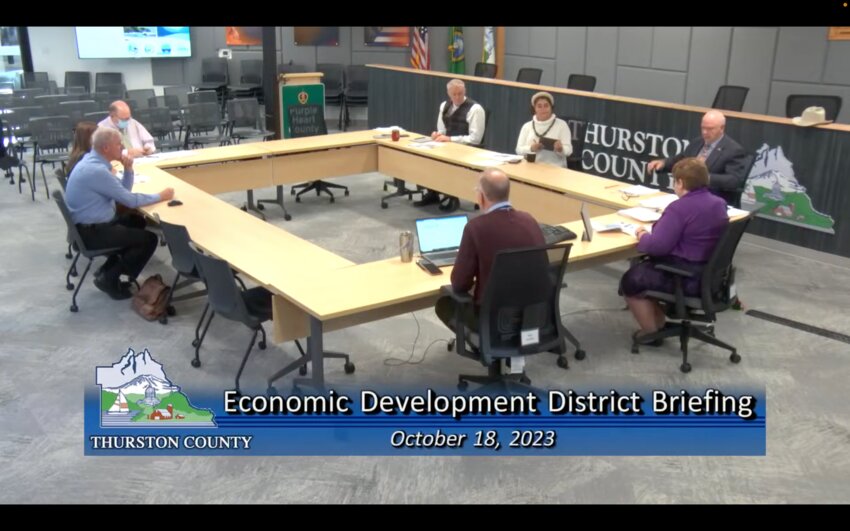Yesterday, October 18, Thurston County’s Board of County Commissioners discussed the establishment of the Pacific-Salish Economic Development District with Mason, Grays Harbor, and Pacific counties.