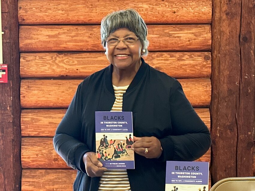 Dr. Thelma Jackson, Thurston County Historian of the Year, shares her "Blacks in Thurston County, Washington, 1950-1975: A Community Album." The book documents the historical experiences of Black people in the area and fills a gap in the historical documentation.
